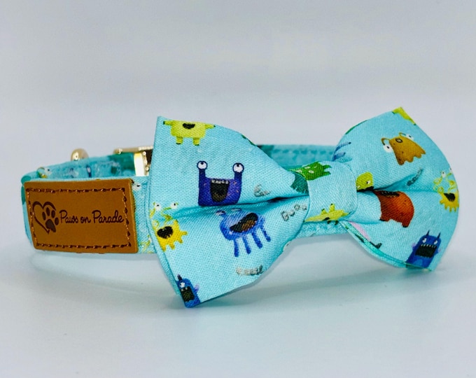 Paws On Parade Little Monster Collar With Removable Bow