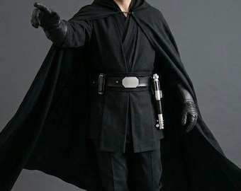 Dark Side Knight Costume Ensemble | Custom Hooded Cloak, Tunic, Belt