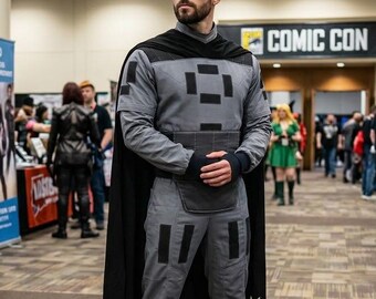 Star Wars Inspired By Beskar Armor Costume | Mandalorian Custom Bounty Hunter Cosplay Flight Suit for Men