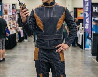 Star Wars Inspiriert Black Bo-Katan Kryze Cosplay Kostüm | Galaktischer Rüstungs-Mandalorianer-Cosplay-Anzug für Frauen.