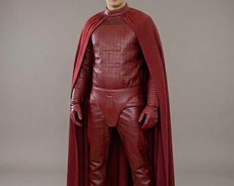 Darth Vader Leather Cosplay Costume – Star Wars The Empire Strikes Back | Sith Lord Cape & Suit