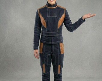 Black Bo-Katan Kryze Cosplay Costume - Mandalorian Flight Suit Season 3 - Star Wars Inspired Nite Owl Under Armor - Custom Beskar Base Suit