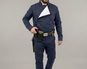 Star Wars Inspired Rebel Pilot Cosplay | Shirt & Pants Costume Set | Sci-Fi Uniform Outfit | Custom Made Costume