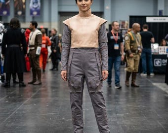 Déguisement Mandalorien Star Wars féminin | Combinaison de vol inspirée de Boba Fett