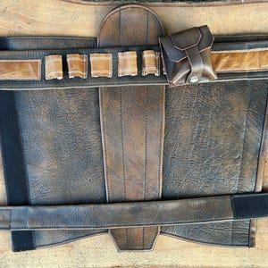 Starwars Inspired the Mandalorian Handmade Real Leather Leg Armour Package Men Cosplay Costume image 4