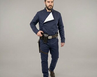 Star Wars Inspired Rebel Pilot Cosplay | Shirt & Pants Costume Set | Sci-Fi Uniform Outfit | Custom Made Costume