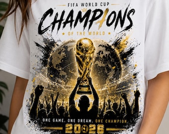 Soccer Champions PNG, World Cup 2026 Trophy Art (Digital Download)