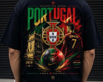 Portugal Soccer Fan Shirt, Seleção Das Quinas Football Art (Digital Download)