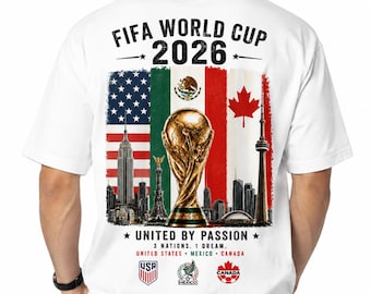 2026 World Cup PNG, United by Passion Sublimation, USA Mexico Canada DTF (Instant Download)
