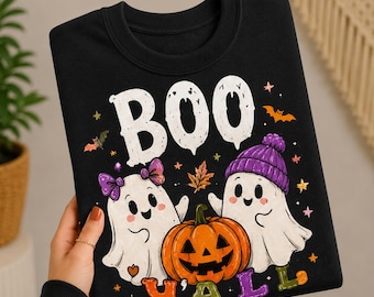 Boo Y'all Ghost Pumpkin Halloween PNG (Digital Download)