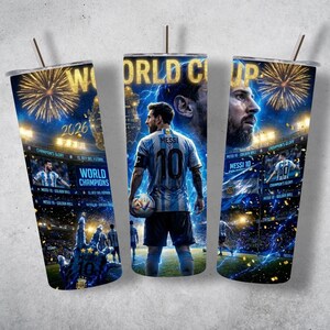 soccer tumbler wrap png, messi inspired football design, argentina football tumbler png, 20oz skinny tumbler sports wrap, world cup soccer gift png, kid soccer themed tumbler, football player sublimation design, sports cup wrap digital file, argentina soccer fan tumbler, leon messi sports artwork, football world cup cup wrap, soccer sublimation printable, sports drinkware gift idea, football fan tumbler design, soccer themed merchandise png, athlete football cup design, argentina supporter gift