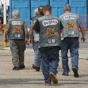 Patch MC brodé | Patch gilet motard au dos, appliques de veste rocker gothique