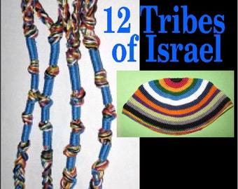12 Tribes of Israel Tzitzits