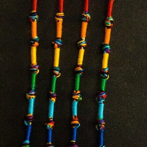 Rainbow (Noah&#39;s Covenant) Tallit&#39;s matching Tzitizts