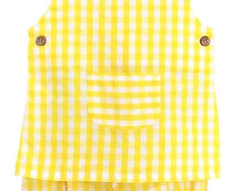 Baby set: shorts and tank top, 100% cotton.