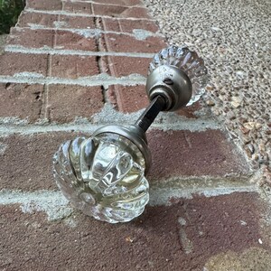 Pomos de puerta de cristal vintage Daisy