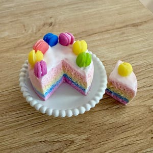 Miniatur Maileg Maus Geburtstagstorte Käsekuchen