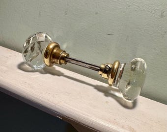 Vintage Glass Doorknob set