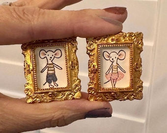 Imagens para casa de bonecas da Maileg Mouse House