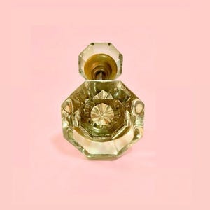 Clear Glass Vintage Doorknob Set