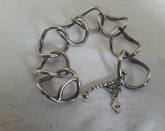 Silpada jewelry sterling silver 925 Hallmark Southwestern large link bracelet