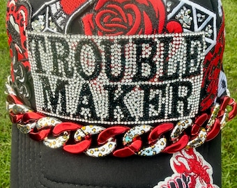 Trouble Maker Crawfish Baddie Trucker Hat