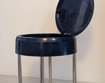 Hocker mit Aufbewahrung Mod. Capri (blau) – Carrara&Matta Italienisches Design