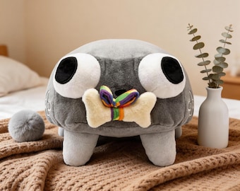 Peluche Pebble, cuscino di peluche virale "Pebble", collezione di peluche Dandy's World, peluche Sacabambaspis, regalo di compleanno per i migliori amici