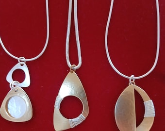 Necklace modern clean jewelry