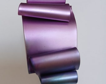 Cuff bracelet colorful anodized aluminum | handmade in California by Eclat by Sylvi