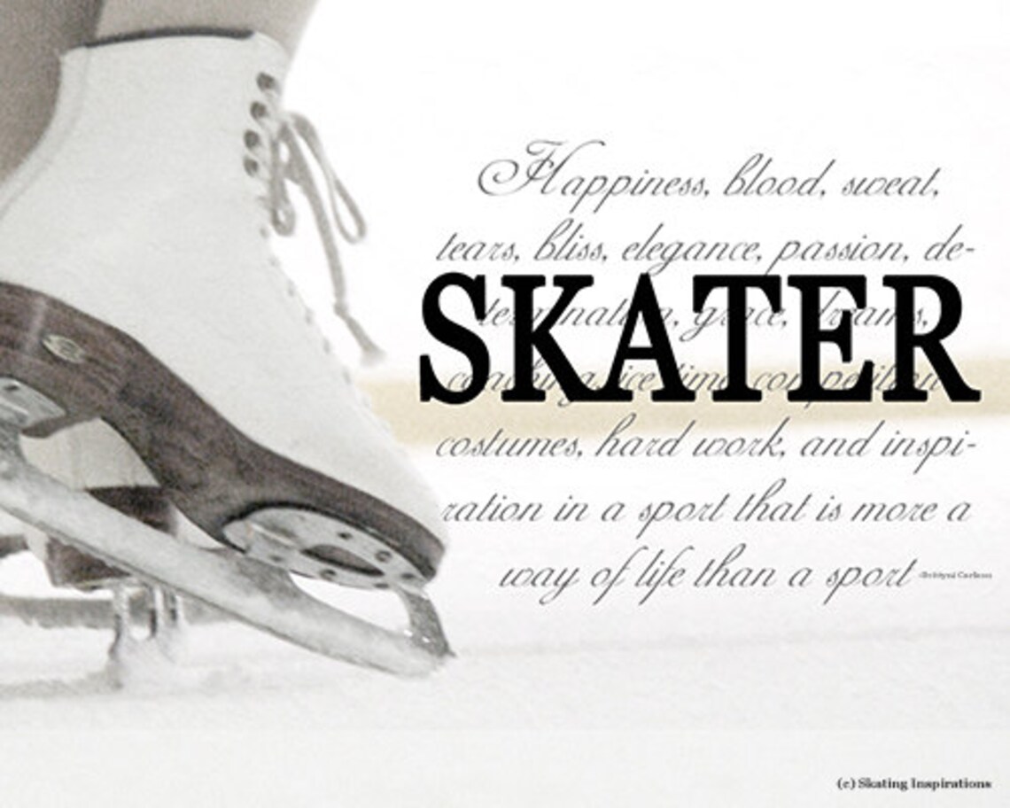 FIGURE SKATING SKATER Figure Skating Ice Skate Definition Etsy