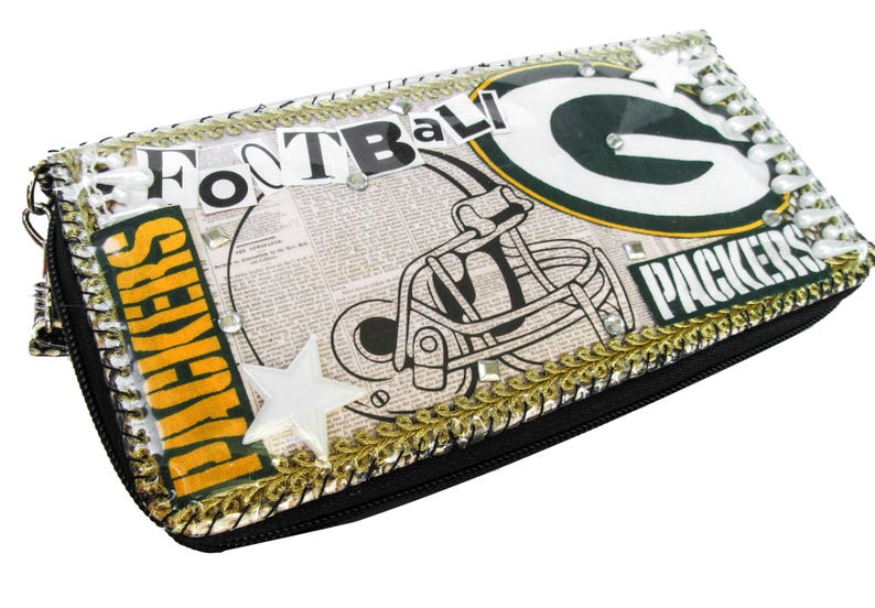 GREEN BAY PACKER Wallet Wisconsin Football Team Gift Accessory Etsy