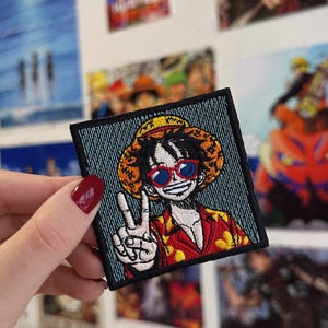 Anime Pirate Embroidered Patch