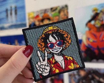 アニメ海賊刺繍ワッペン