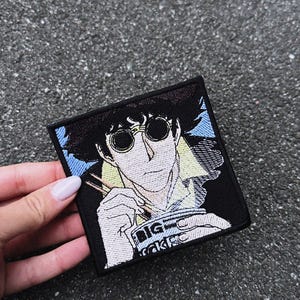 Noodle Guy Patch Embroidery - Retro Food Style Aufnäher (10–12 cm)