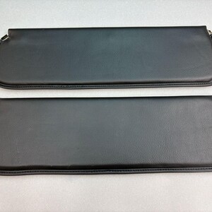 Par de parasoles de vinilo negro para camioneta Ford F100 (1948-53)