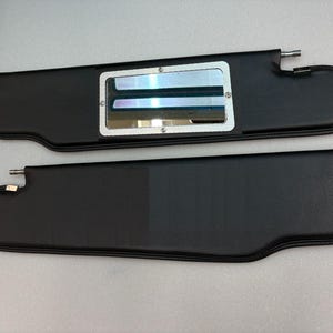 Parasol para Chevrolet Impala y Pontiac Catalina convertible con espejo, vinilo negro, par, 1964