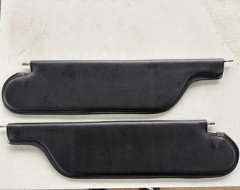 Par de parasoles de vinilo negros para Oldsmobile Cutlass, izquierdo y derecho, año 1970.