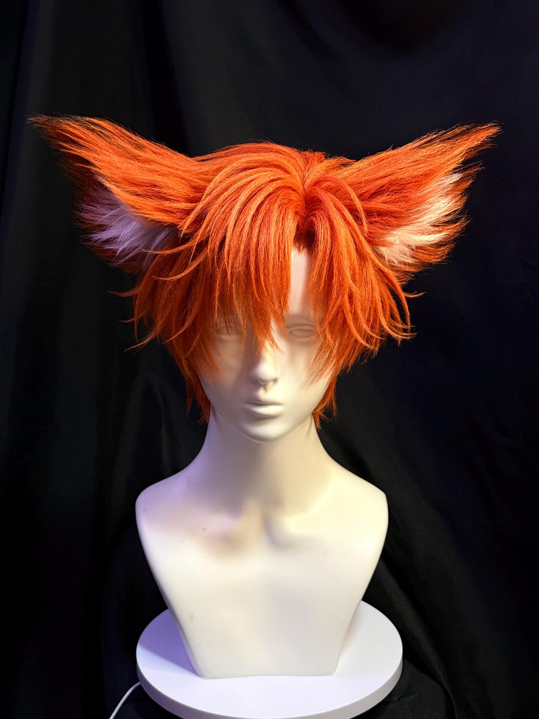 Nick Wilde Zootopia Costume Wig Commission, Orange Fox Ears - Etsy