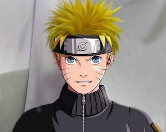 Naruto, encargo de peluca para disfraz, encargo de cosplay
