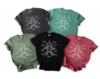Camiseta con diseño de personaje de palitos "Ow Ow Ow" para concienciar sobre el dolor crónico, regalo divertido sobre enfermedades crónicas, camiseta gráfica sobre enfermedades invisibles.