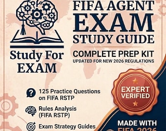 Studiegids FIFA-agentexamen: 125 oefenvragen over RSTP-regels (digitale download)