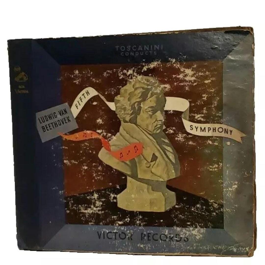 Toscanini Conducts Ludwig Van Beethoven 78 4 Record Set RCA Victor