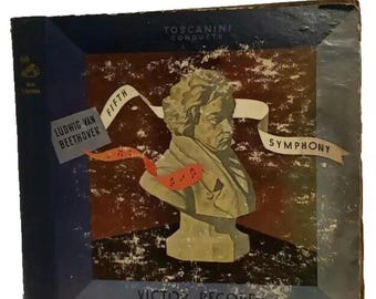 Toscanini Conducts Ludwig Van Beethoven 78 4 record set RCA Victor DM 640
