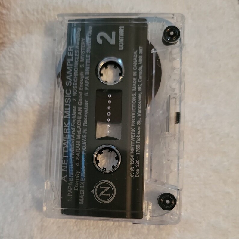 Nettwerk Music Sampler Cassette Tape Urban Outfitters 1994 1990s Brainbox image 8