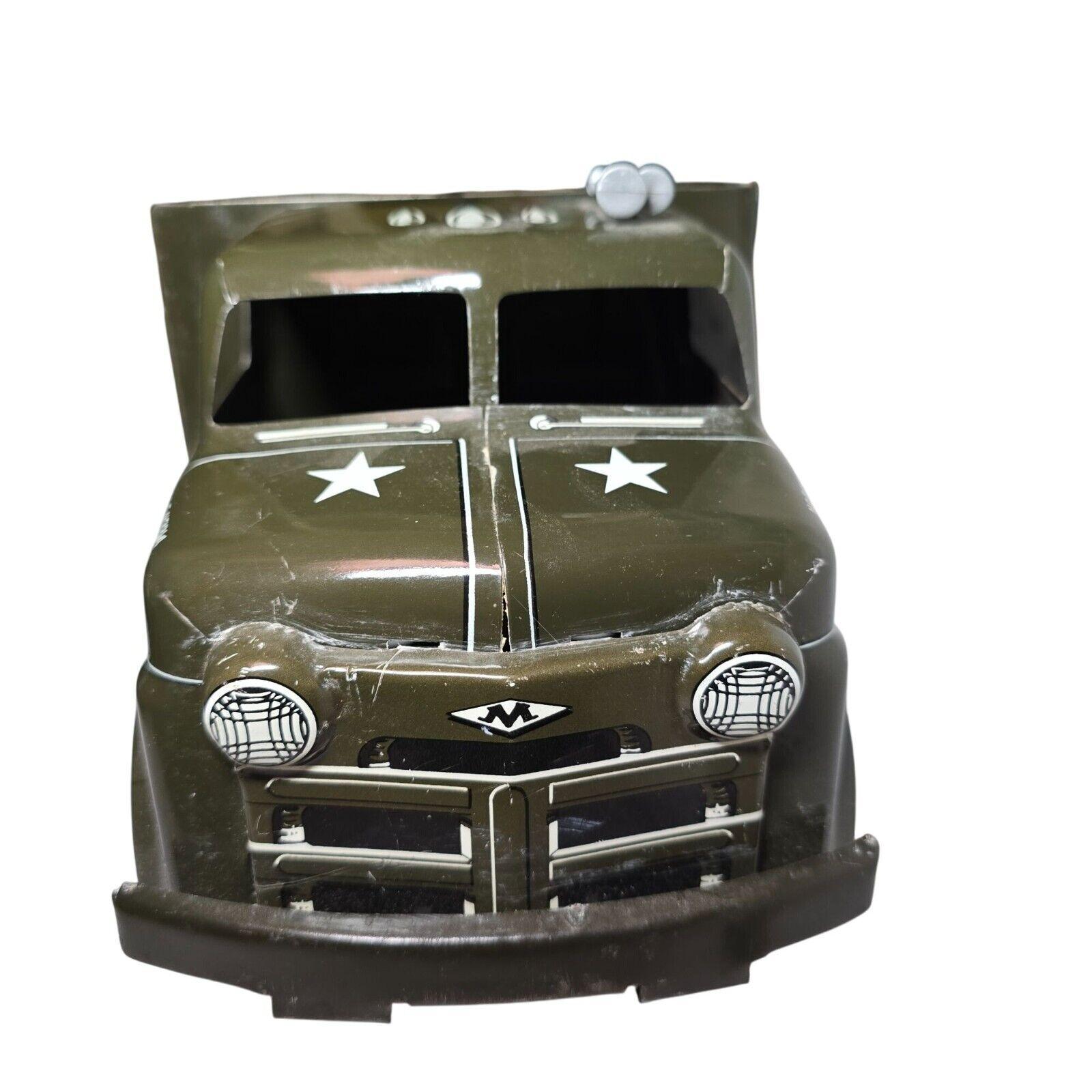 Vintage Marx Lumar US Army Carrier Transport Truck and Box 1950s