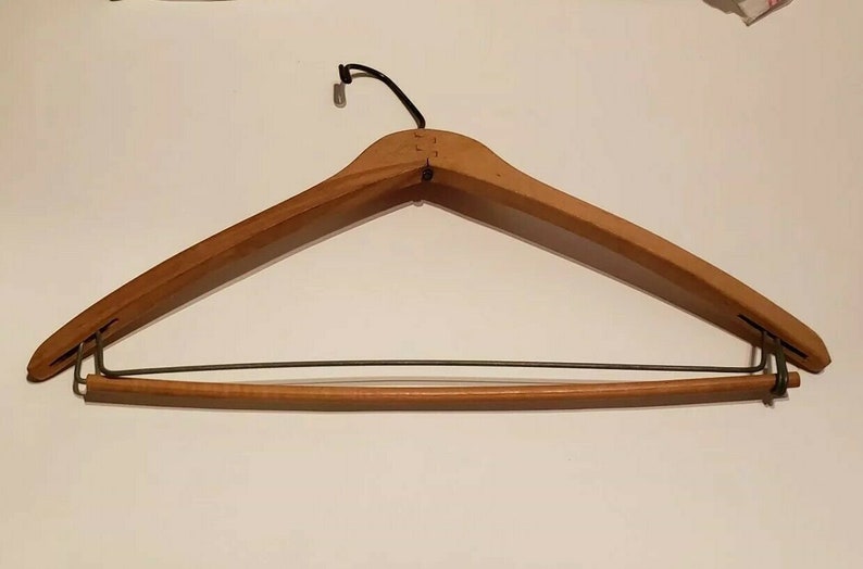 Sears Coat Hanger Wood Wooden Vintage Fashion Tailored Clothes by Sears
