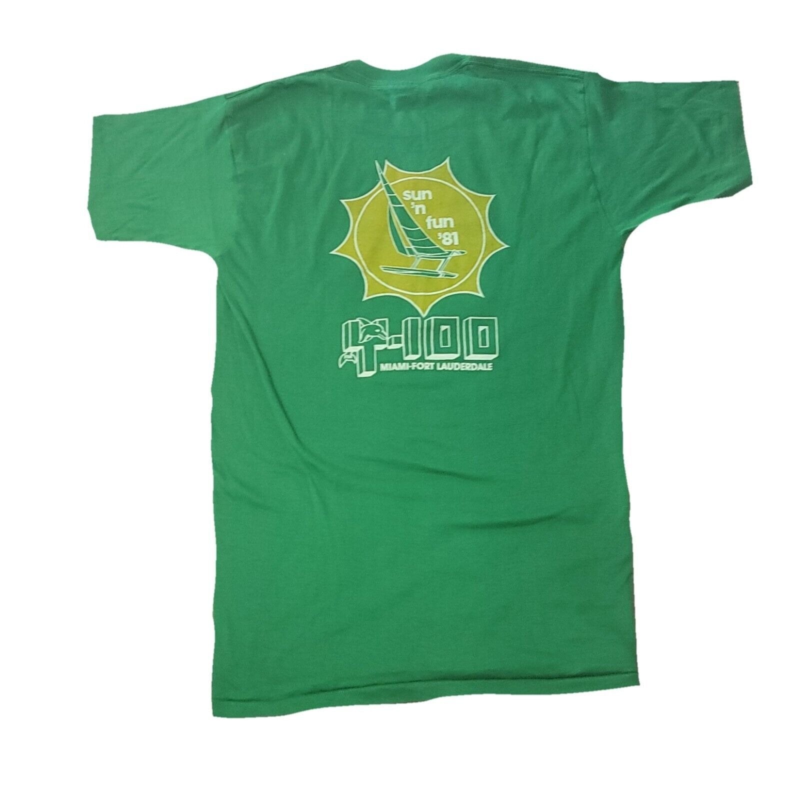 Vintage Mountain Dew Crew Sun N Fun 81 Y-100 Miami Fort Lauderdale