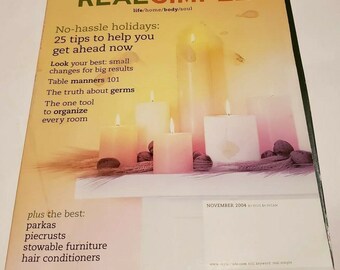 Real Simple Magazine November 2004 No Hassle Urlaubs-Tipps