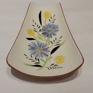 Vintage Stangl Country Garden Serving Bowl Fruit Relish Bread Dish Tray MCM